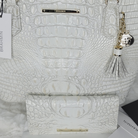 Brahmin 2 SET Matching Designer Bag Wallet NWT - Picture 3 of 11